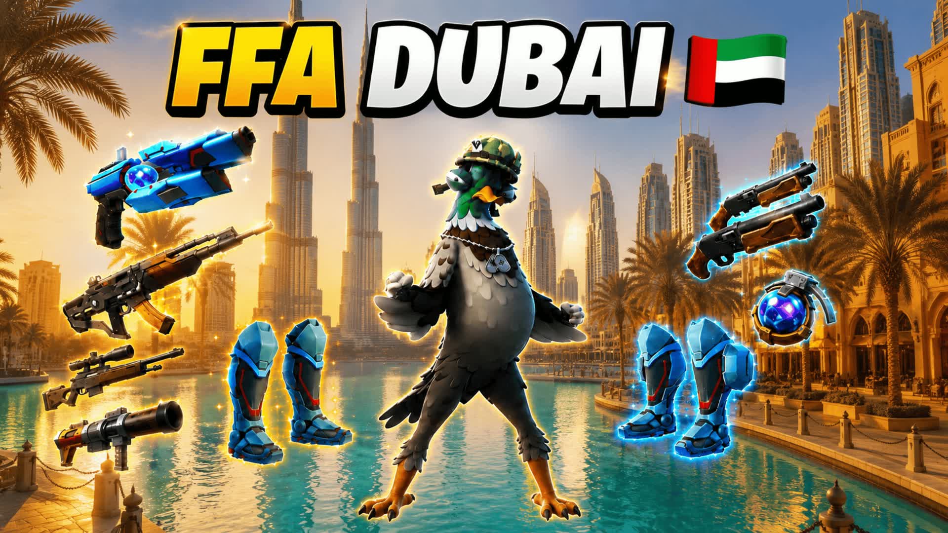 FFA DUBAI 🇦🇪 — Fortnite Creative map