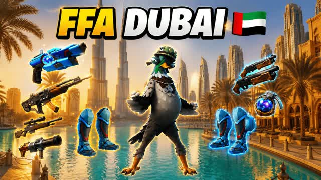 FFA DUBAI 🇦🇪 — Fortnite Creative map cover art