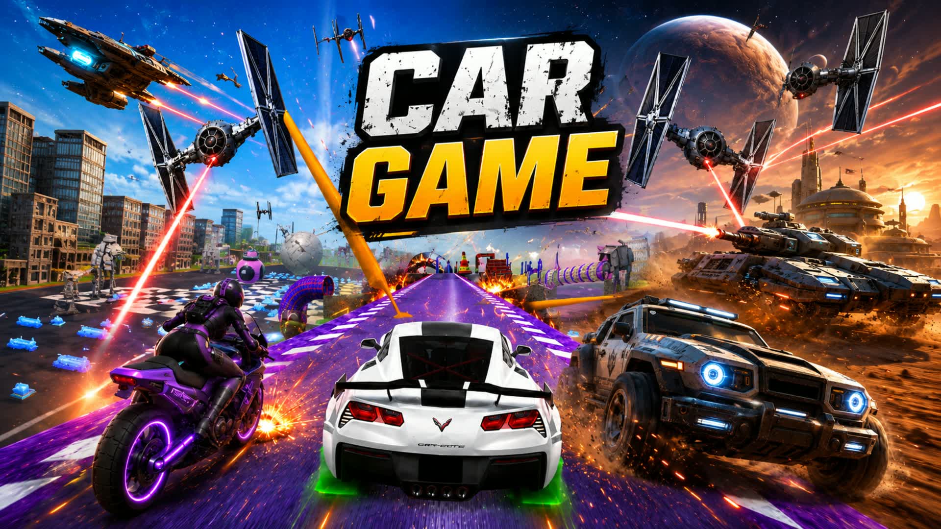 CAR GAME — Fortnite Creative map
