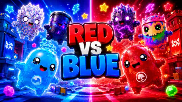 ⚔️ Red vs Blue 🏆 Best Map Challenge — Fortnite Creative map