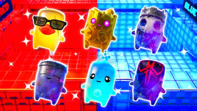 RED VS BLUE SKY RELAY 🔴🔵 — Fortnite Creative map