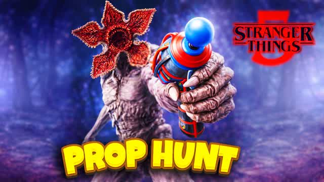 Stranger Things S5 Prop Hunt — Fortnite Creative map cover art