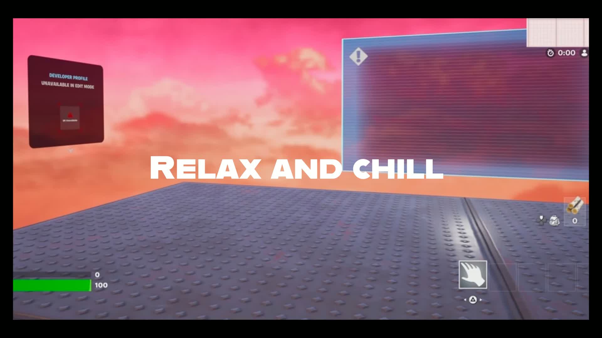 Relax and chill — Fortnite Creative map