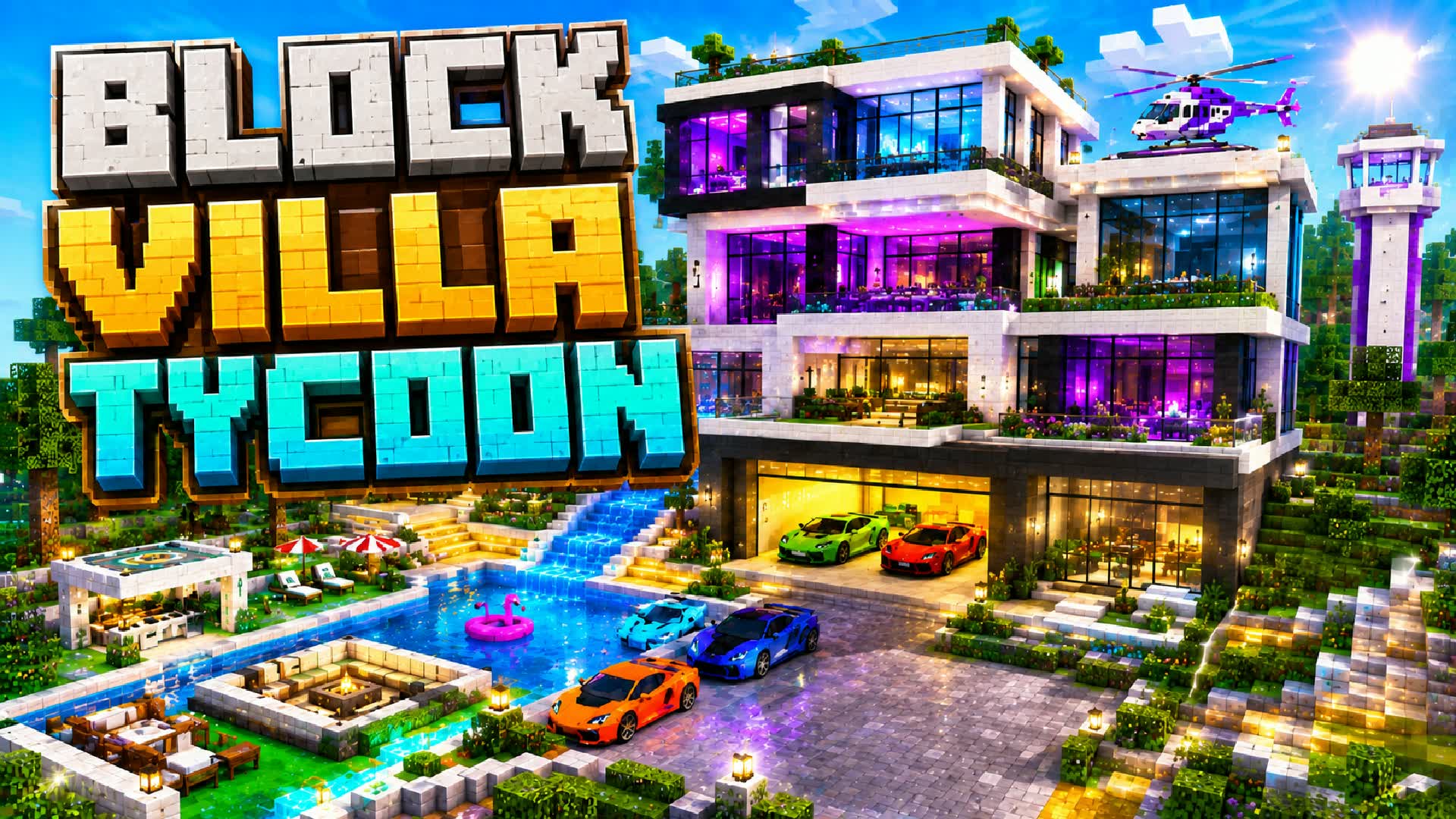 BLOCK VILLA TYCOON — Fortnite Creative map