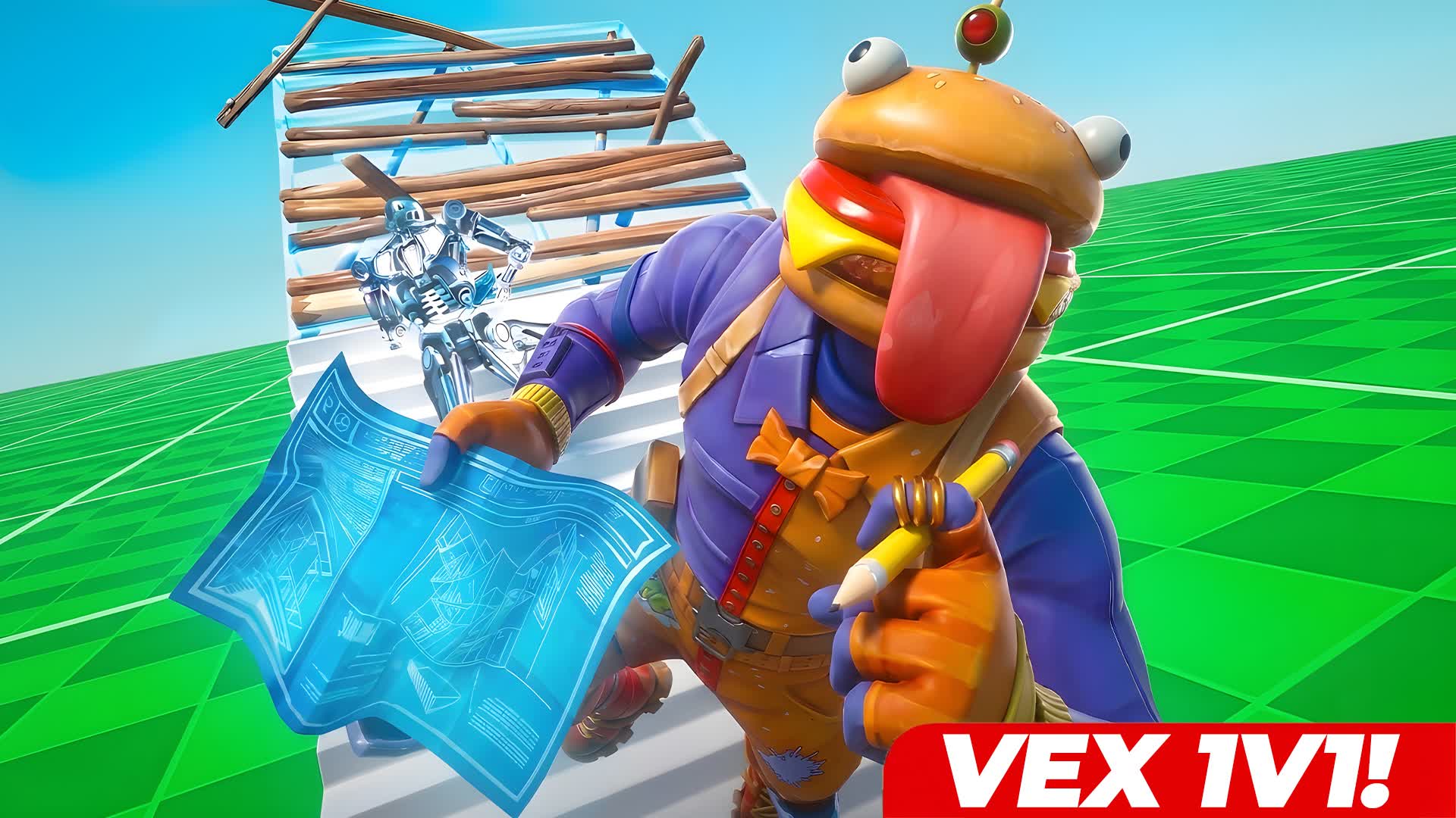 VEX 1V1 BUILD FIGHTS! — Fortnite Creative map