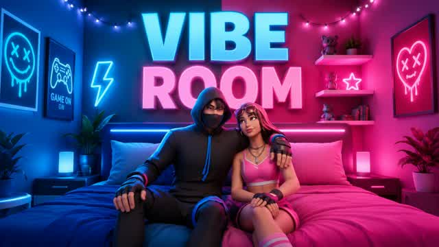 🎉Crazy Vibe Room — Fortnite Creative map