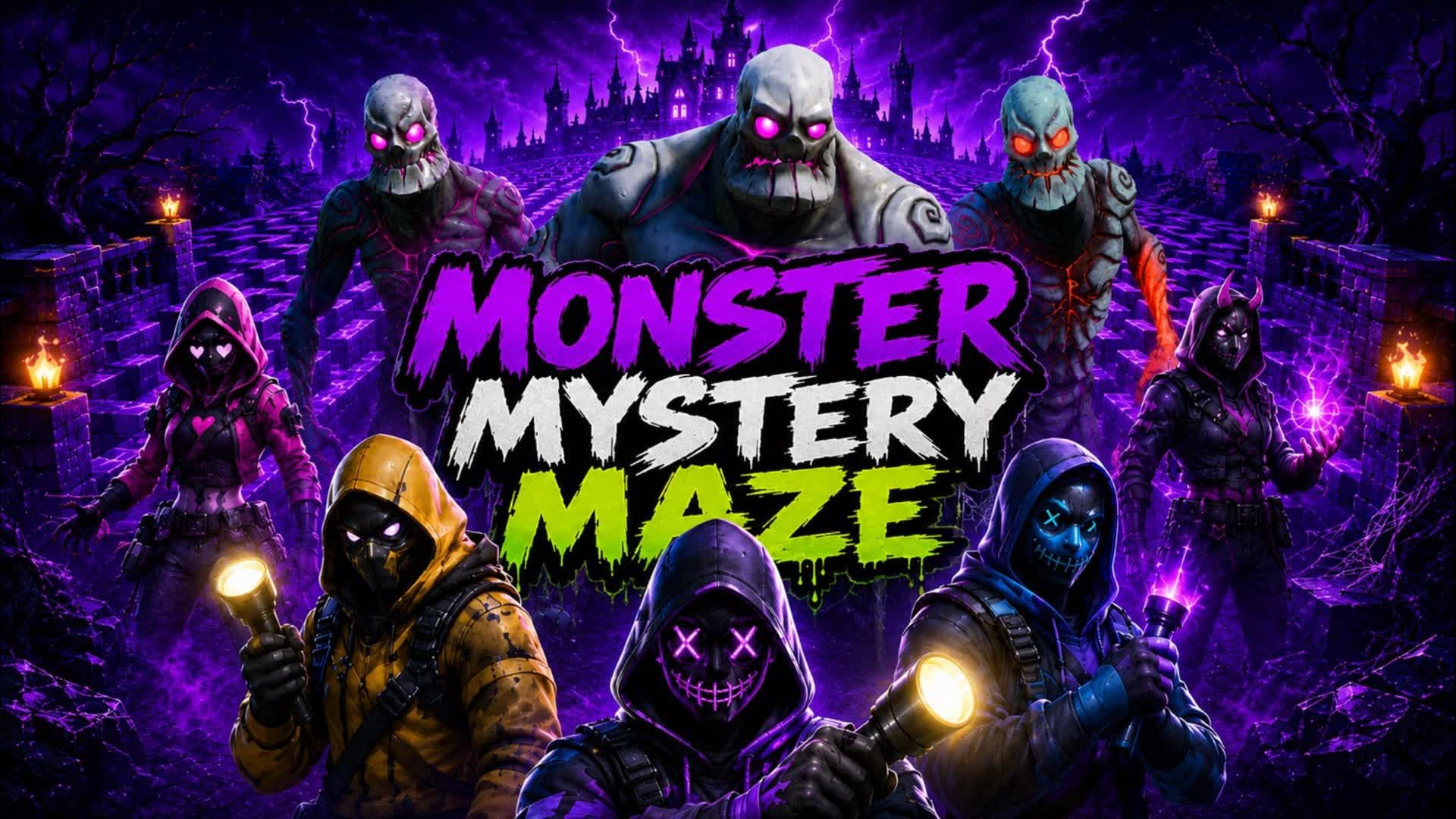 Monster Mystery Maze — Fortnite Creative map