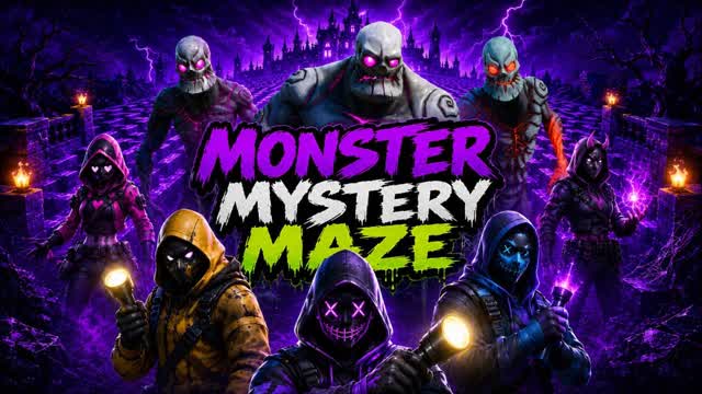 Monster Mystery Maze — Fortnite Creative map