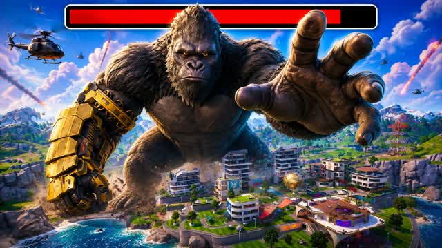KONG BOSS EVENT SURVIVAL — Fortnite Creative map