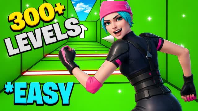 ⭐EASY PARKOUR 300+⭐ — Fortnite Creative map