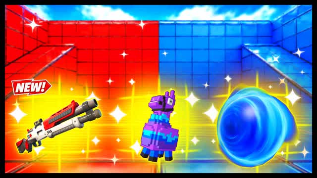 RED VS BLUE FRESH SIGHT 🔴🔵 — Fortnite Creative map cover art