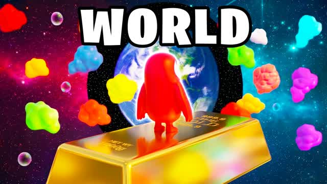 FALL GUYS WORLD GOLD PARKOUR — Fortnite Creative map