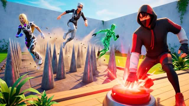 1 vs ALL: Trap Escape — Fortnite Creative map cover art