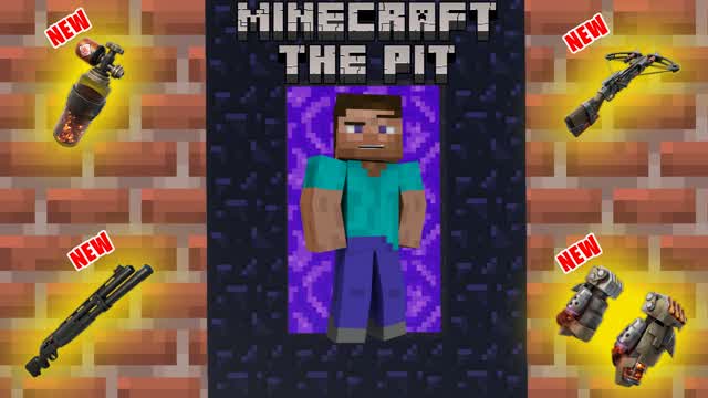 MINECRAFT - THE PIT - FREE FOR ALL — Fortnite Creative map cover art