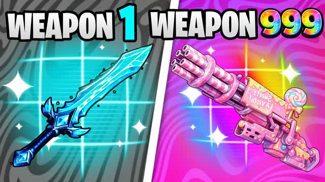 🍬 CANDY GUN GAME 🎯 — Fortnite Creative map