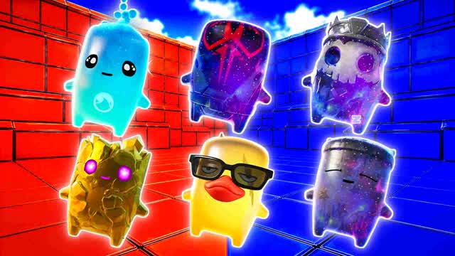 BLUE VS RED FLARE POINT 🔵🔴 — Fortnite Creative map cover art