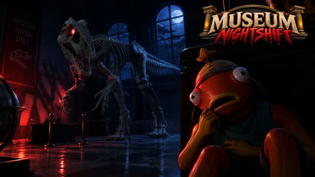 Museum Nightshift [Horror] — Fortnite Creative map cover art