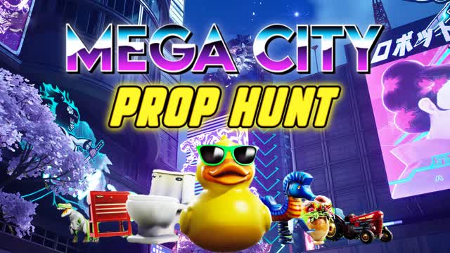 Prop Hunt Mega City — Fortnite Creative map