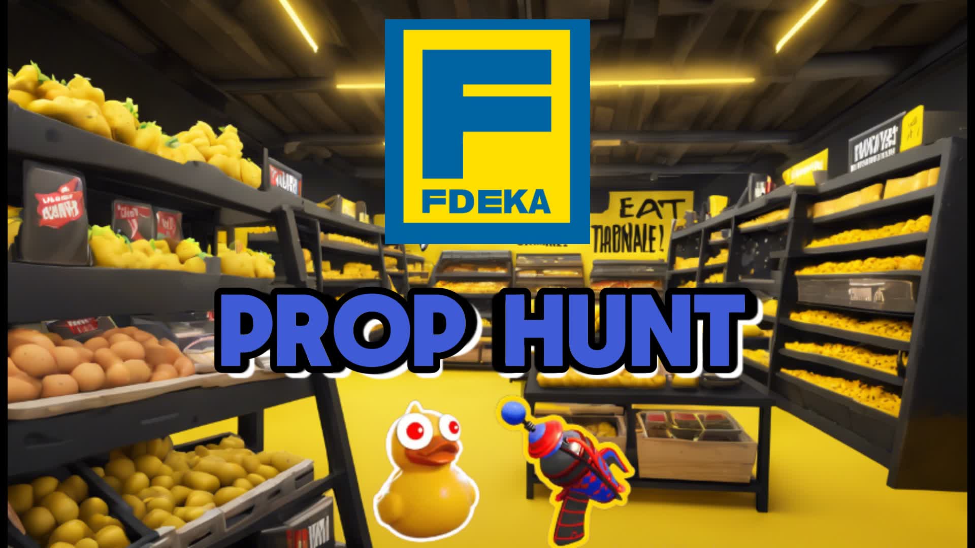 Fort Deka Prop Hunt 🛒 — Fortnite Creative map