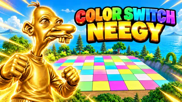 NEEGY COLOR SWITCH 🌈 — Fortnite Creative map cover art