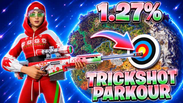 🚧👷CONSTRUCTION TRICKSHOT PARKOUR UNC🎯 — Fortnite Creative map cover art