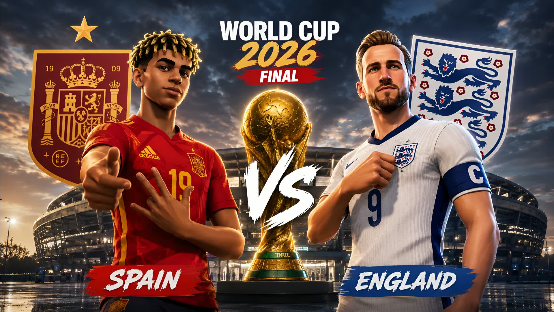 ESPAÑA vs INGLATERRA FINAL MUNDIAL 2026 — Fortnite Creative map
