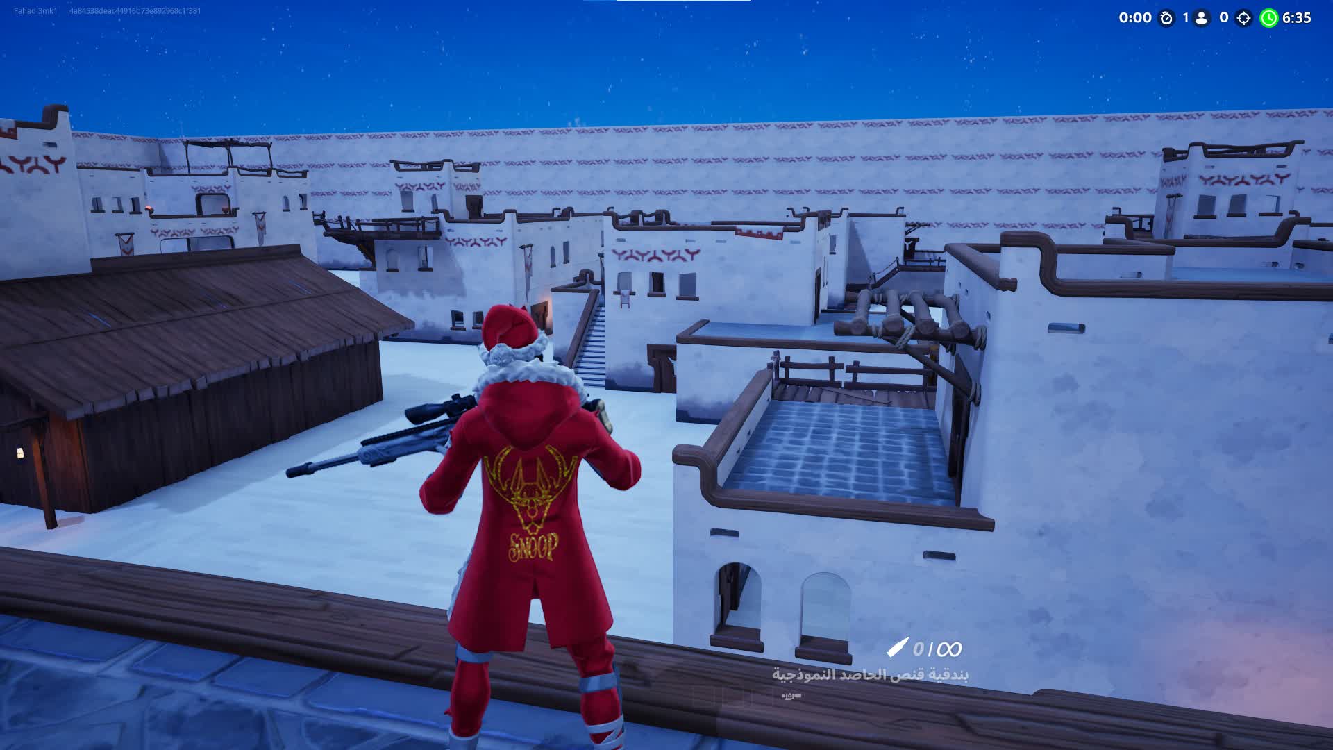 sniper in the desert — Fortnite Creative map