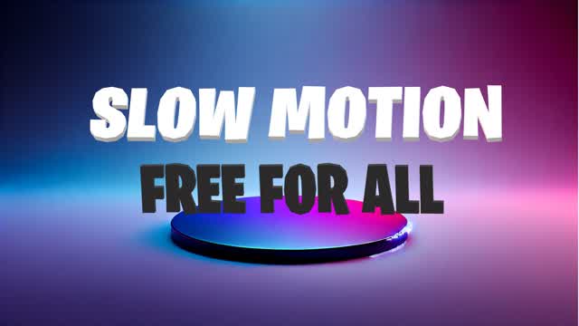 Slow Motion FFA — Fortnite Creative map cover art