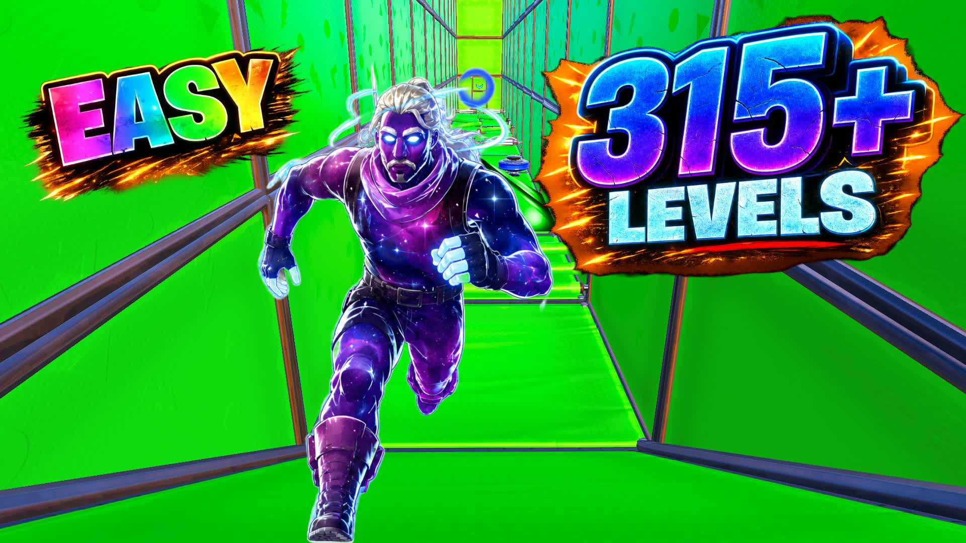 ⭐️EASY FUN PARKOUR 315+⭐️ — Fortnite Creative map