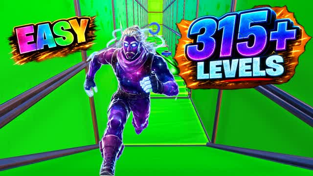 ⭐️EASY FUN PARKOUR 315+⭐️ — Fortnite Creative map cover art