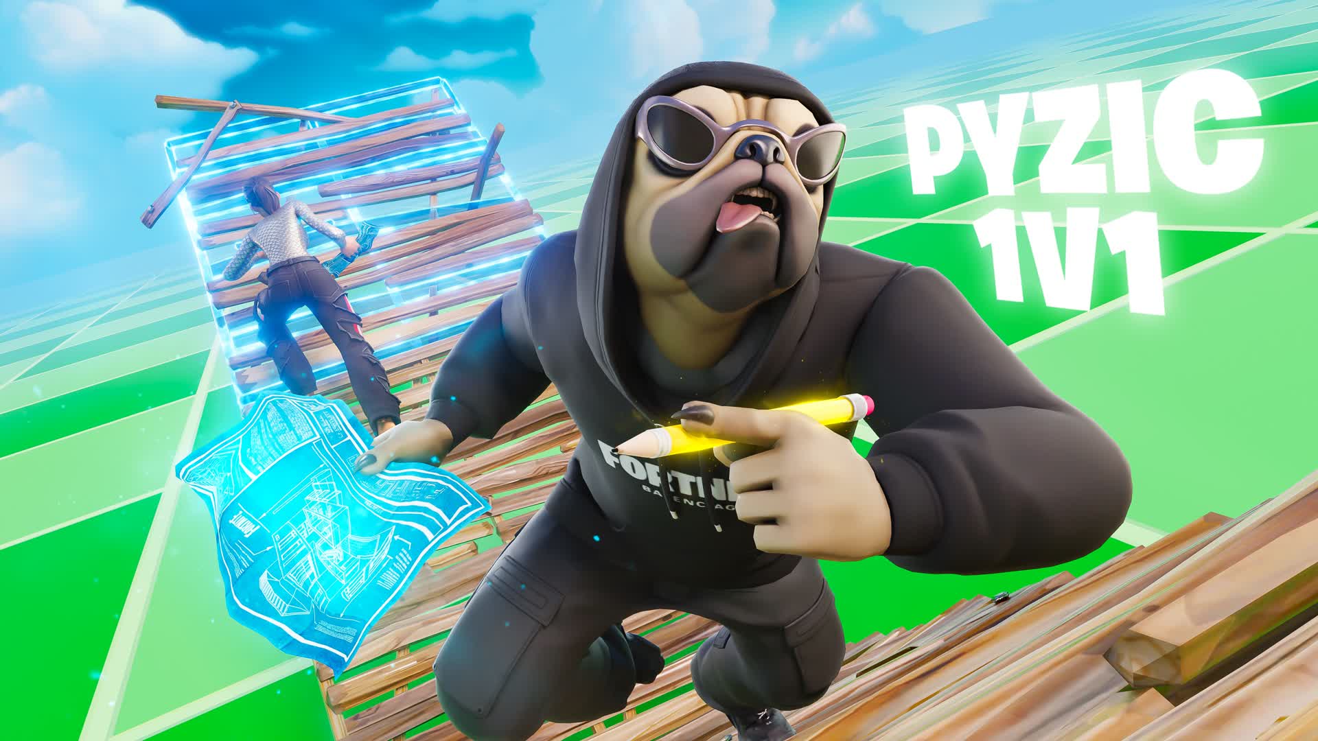 Pyzic 1v1 Build Fights — Fortnite Creative map
