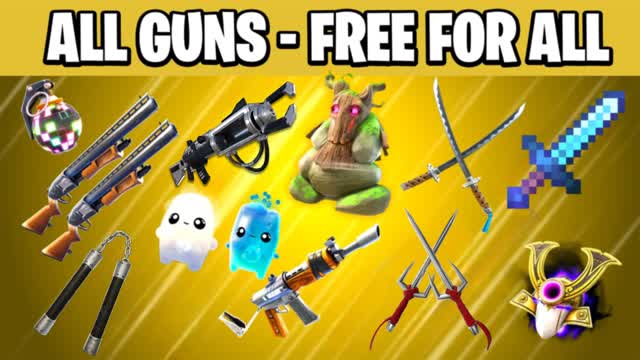 TMNT⭐BRAINROT - FREE FOR ALL (ALL CARS) — Fortnite Creative map cover art