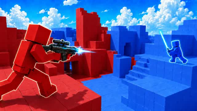 RED VS BLUE POPULAR — Fortnite Creative map