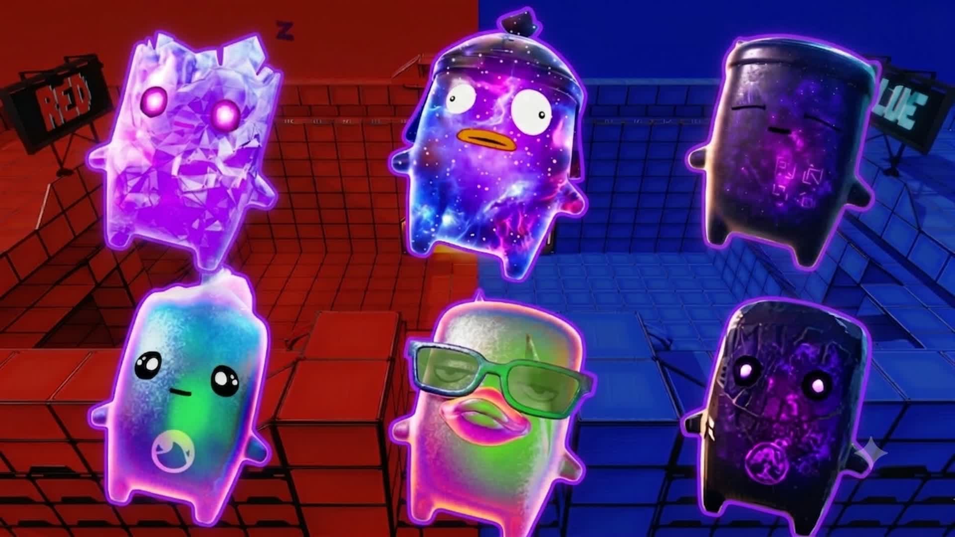 RED VS BLUE MATTE67 — Fortnite Creative map