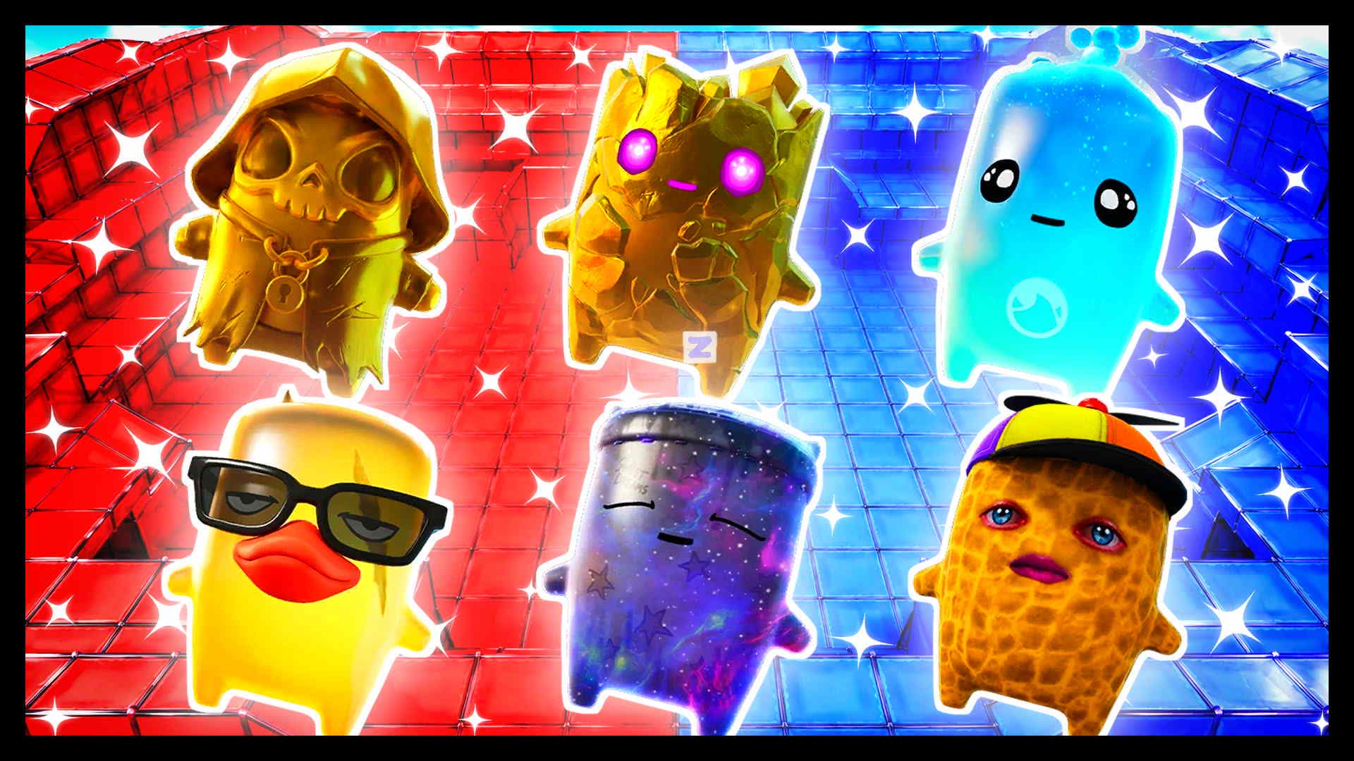RED VS BLUE STAND FIRM 🔴🔵 — Fortnite Creative map