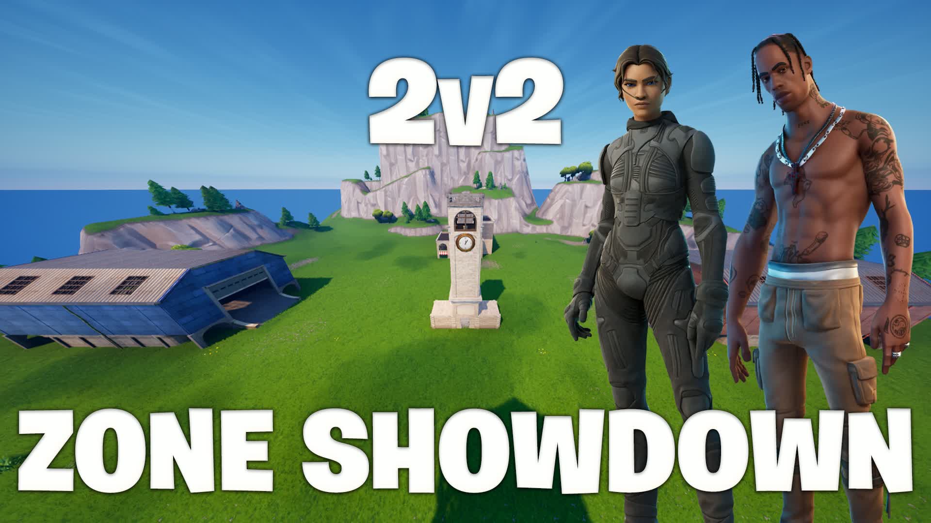 ZONE SHOWDOWN 🌀 | 2V2 | العاصفة الأخيرة — Fortnite Creative map