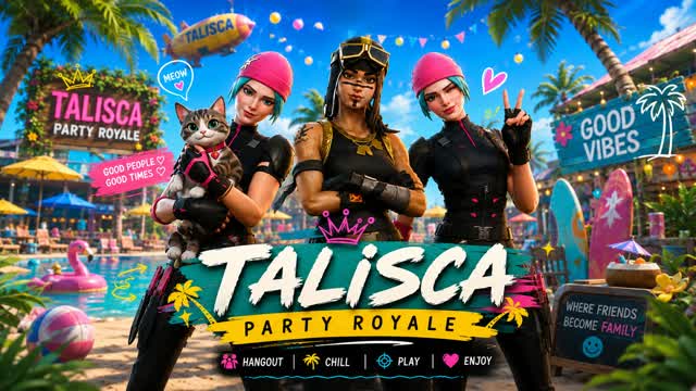 TALISCA PARTY ROYALE — Fortnite Creative map cover art