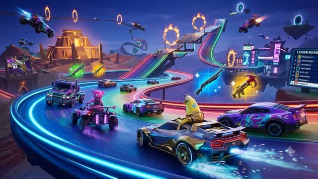 🚗MEGA RAMP CARS GAMES — Fortnite Creative map cover art