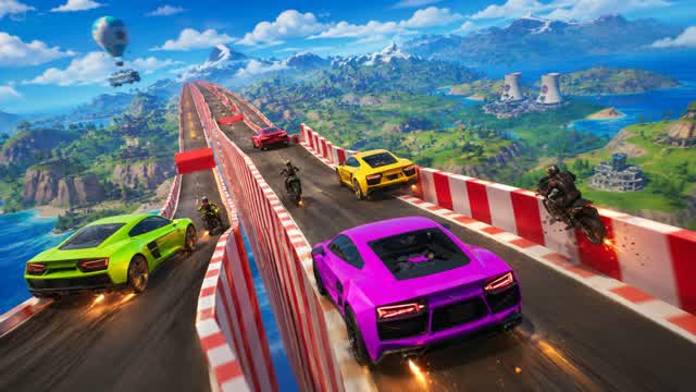 TMNT - CITY CAR DRIVE 🚗 — Fortnite Creative map