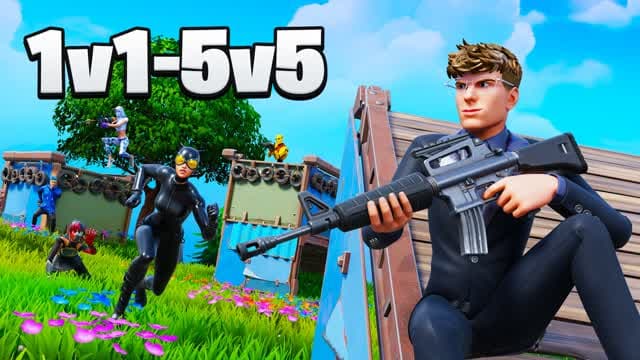 ELITE 1V1-5V5 ZERO BUILD — Fortnite Creative map cover art