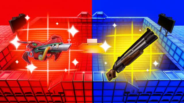 RED VS BLUE EXOTICS 🔵🔴 — Fortnite Creative map cover art