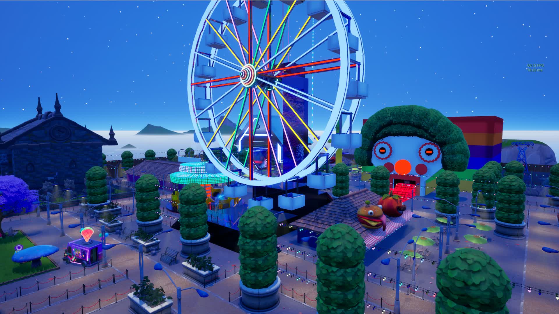 Fairgrounds Hiding Game — Fortnite Creative map