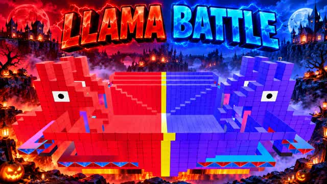 LLAMA BATTLE — Fortnite Creative map cover art