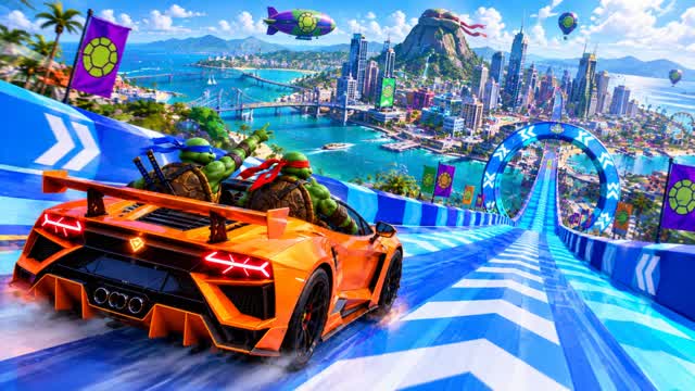 SUPER ROAD BATTLE - CAR GAME — Fortnite Creative map