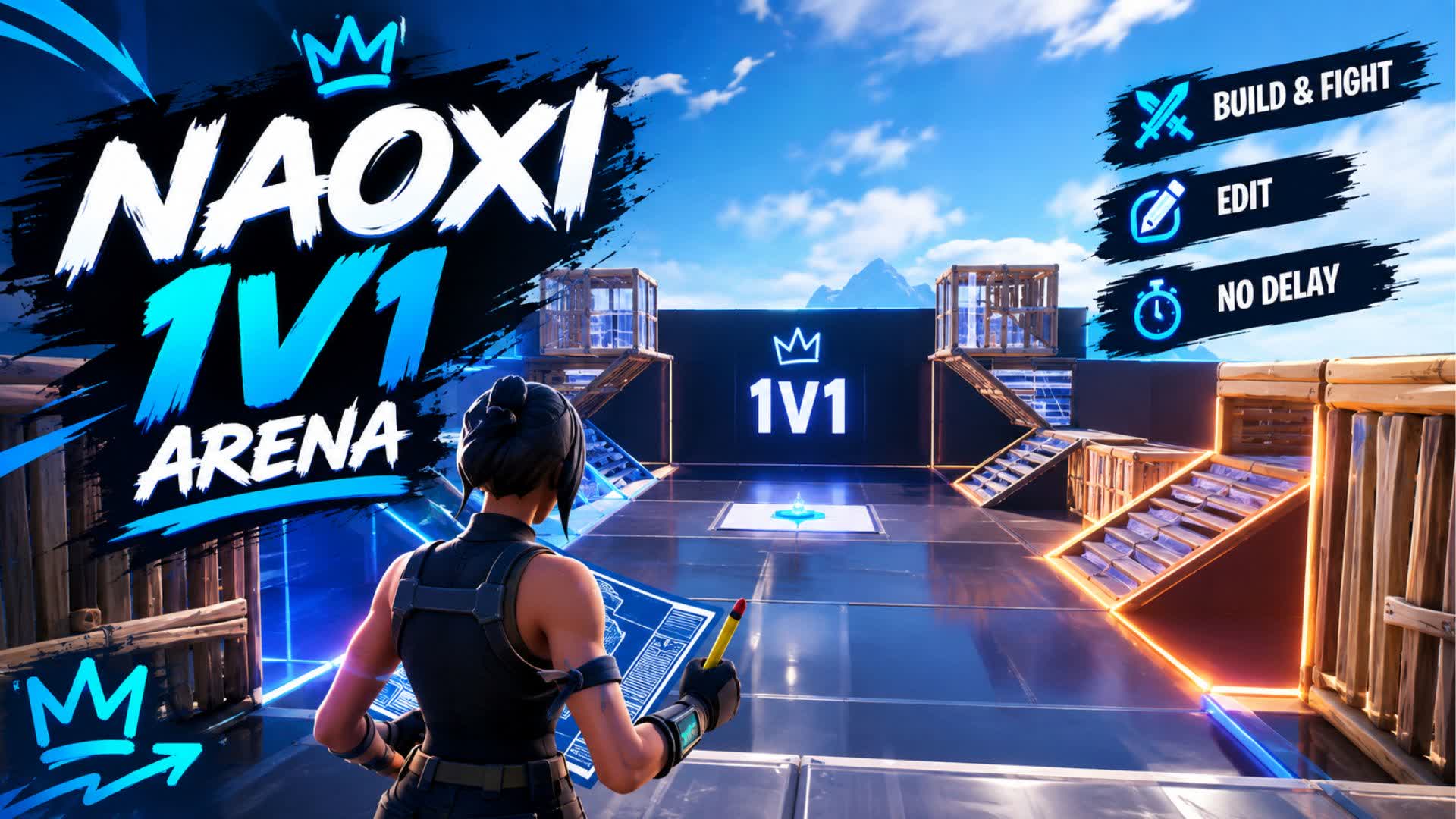 Naoxi 1v1 Arena – Build & Fight — Fortnite Creative map