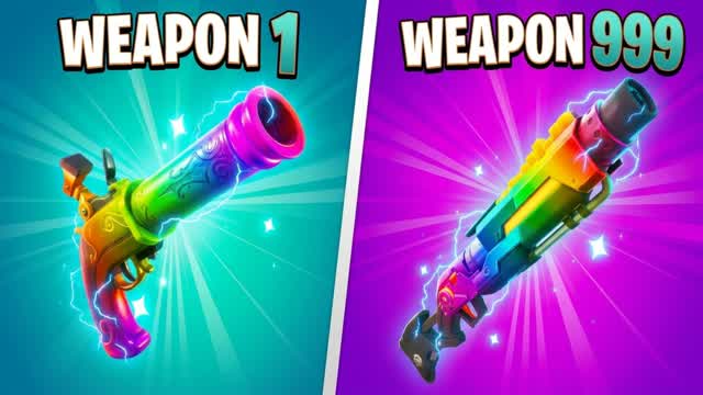 🔥SUPER MEME GUUN GAME 🤣 ONE SHOT 🎯 — Fortnite Creative map