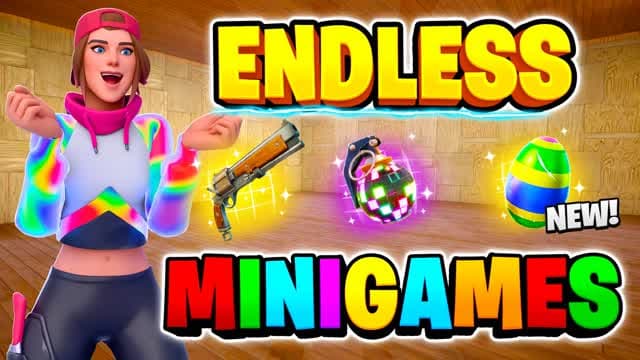Endless Box Minigames — Fortnite Creative map