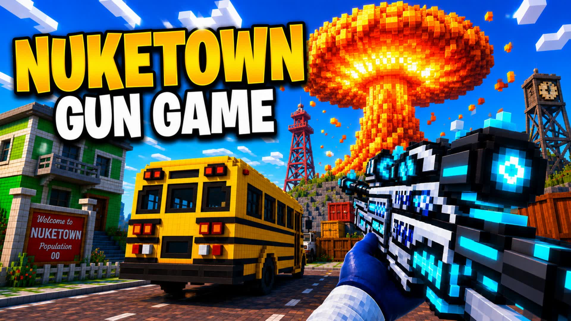 NUKETOWN GUN GAME | FIRST PERSON — Fortnite Creative map