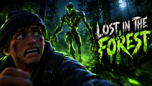 Lost In The Forest (Horror) — Fortnite Creative map cover art