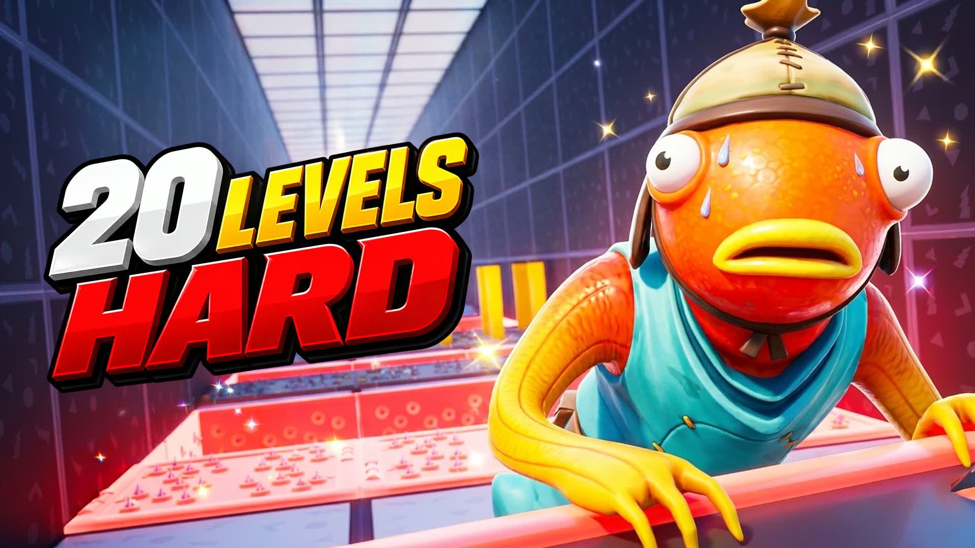20 LEVELS HARD PARKOUR 🔥[ 6470 ] — Fortnite Creative map